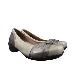 Dromedaris Shoes Womens 38 Wedge Loafer Slip On Leather Comfort Fashion Classic